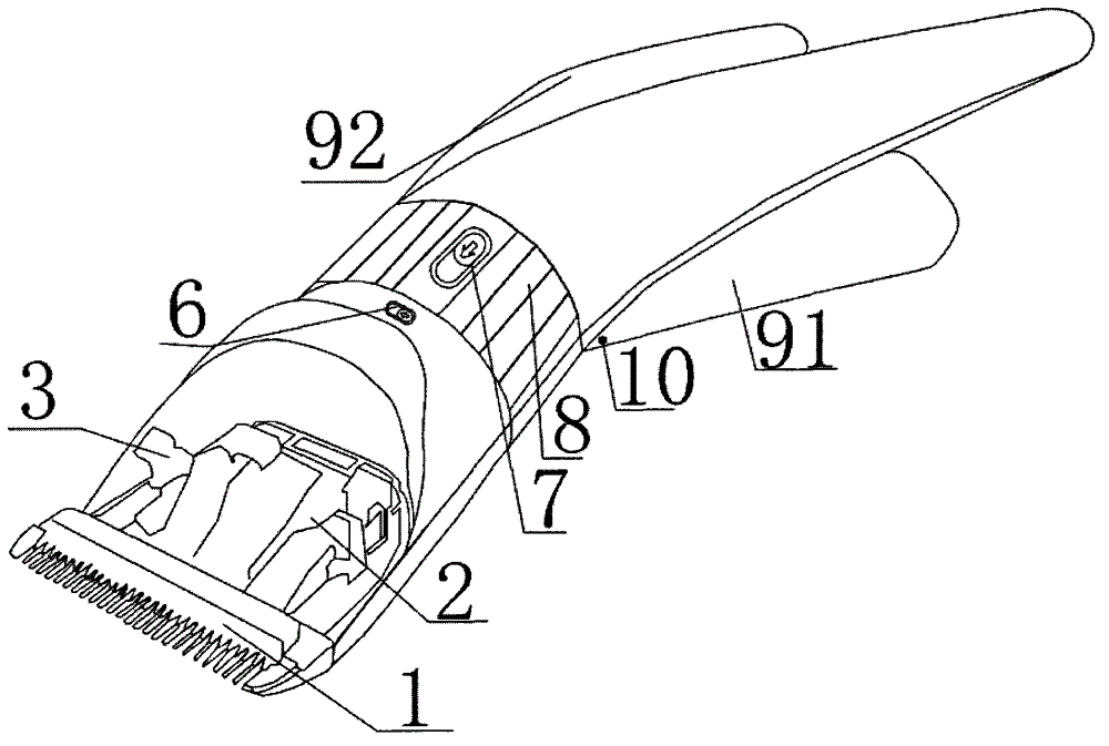 Handheld power generating device and handheld power-generating type multifunctional clipper