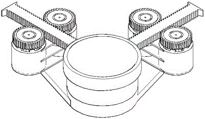 Intelligent electromagnetic control vibration isolation support