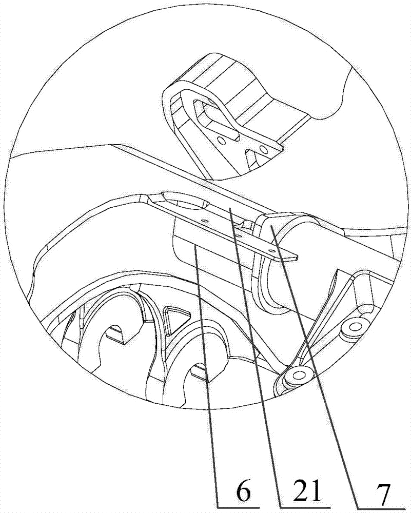 Trailer framework and trailer bogie with same