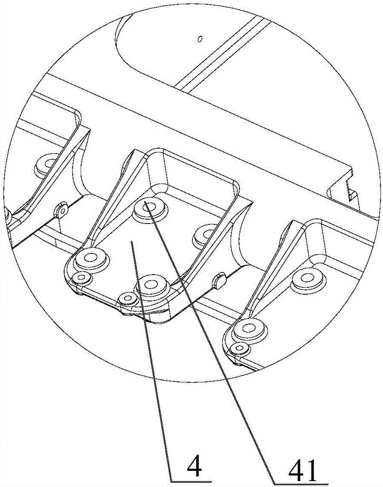 Trailer framework and trailer bogie with same