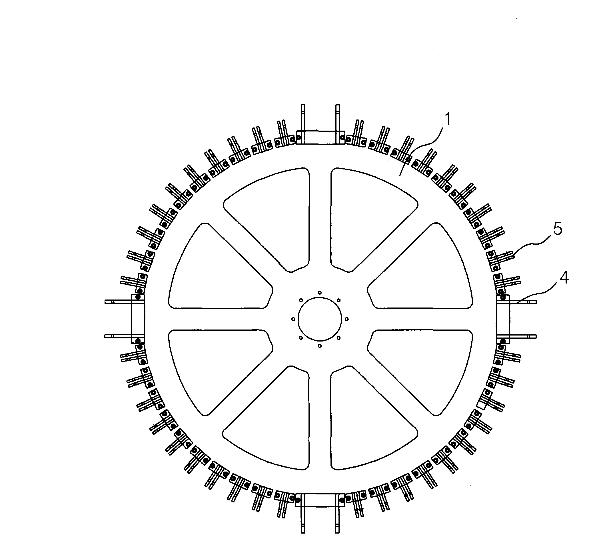 Centrifuge and hanging rack thereof