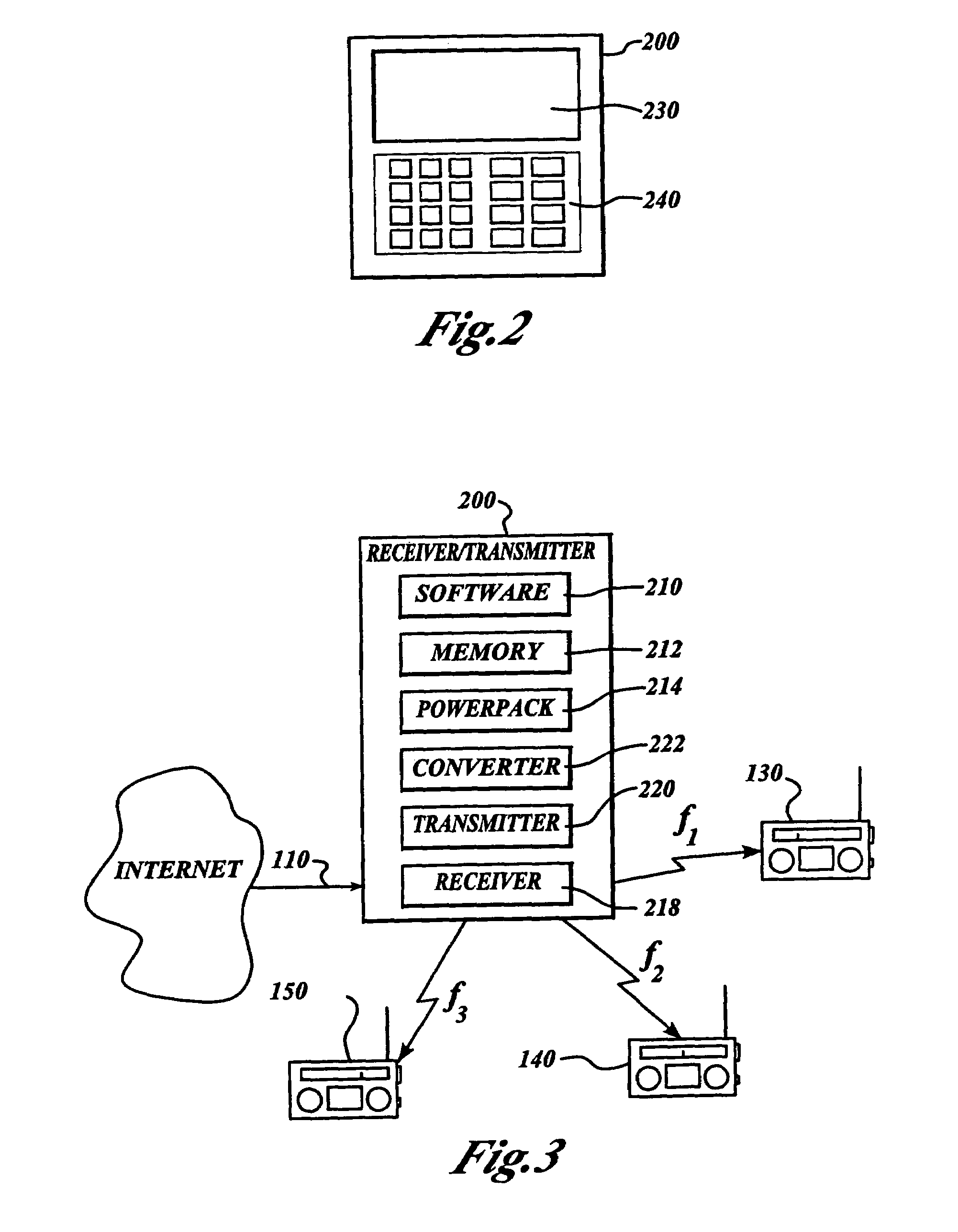 Local area internet radio receiver/transmitter