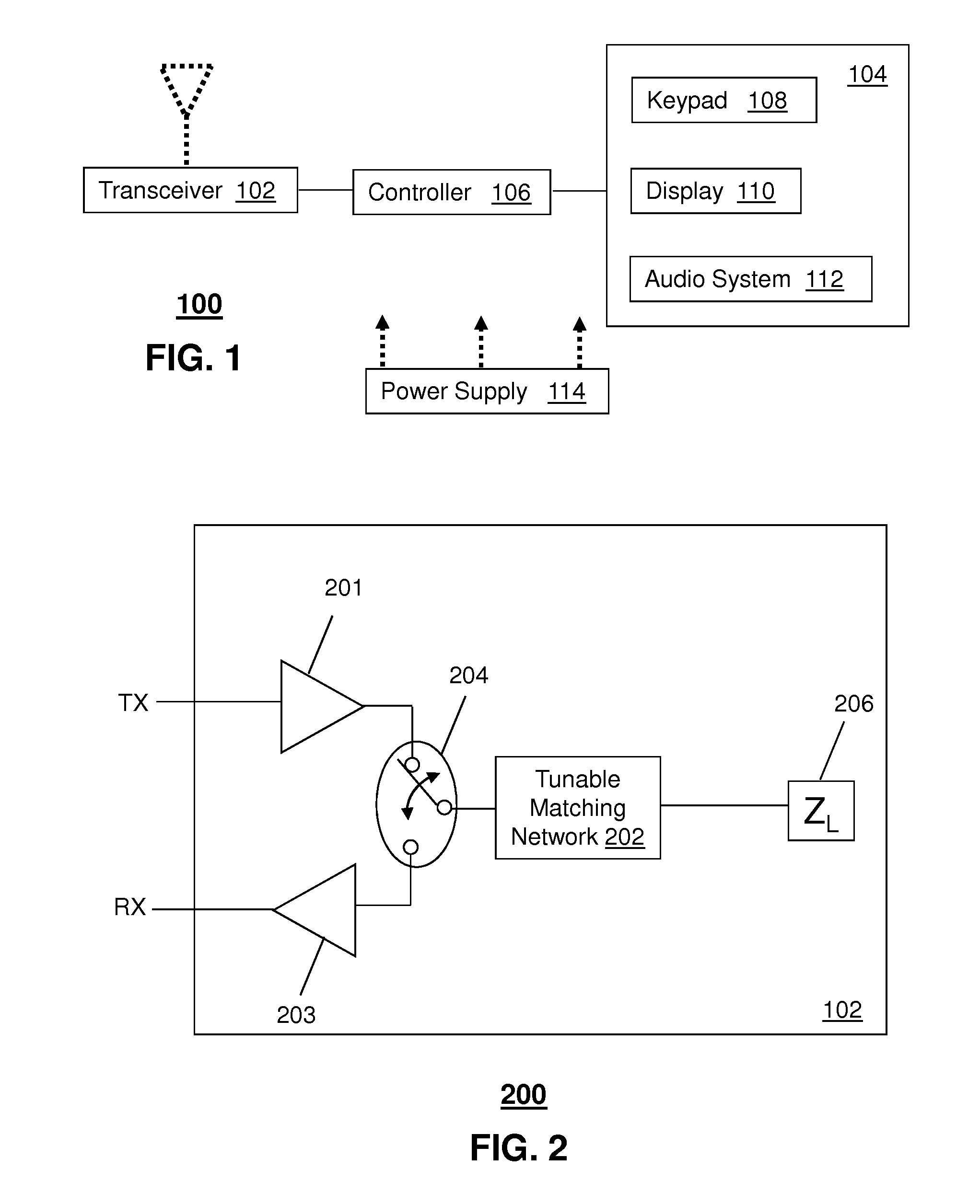 Method and apparatus for radio antenna frequency tuning