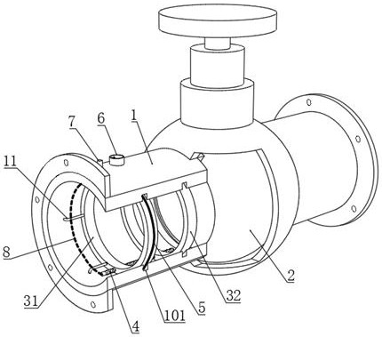 An extended cleaning ball valve