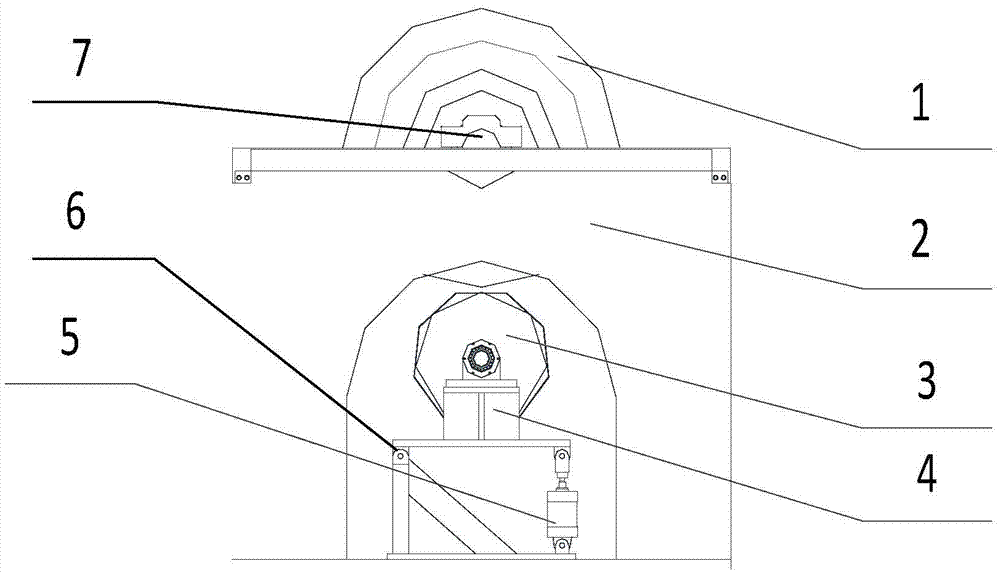 Airplane wheel rotation driving device