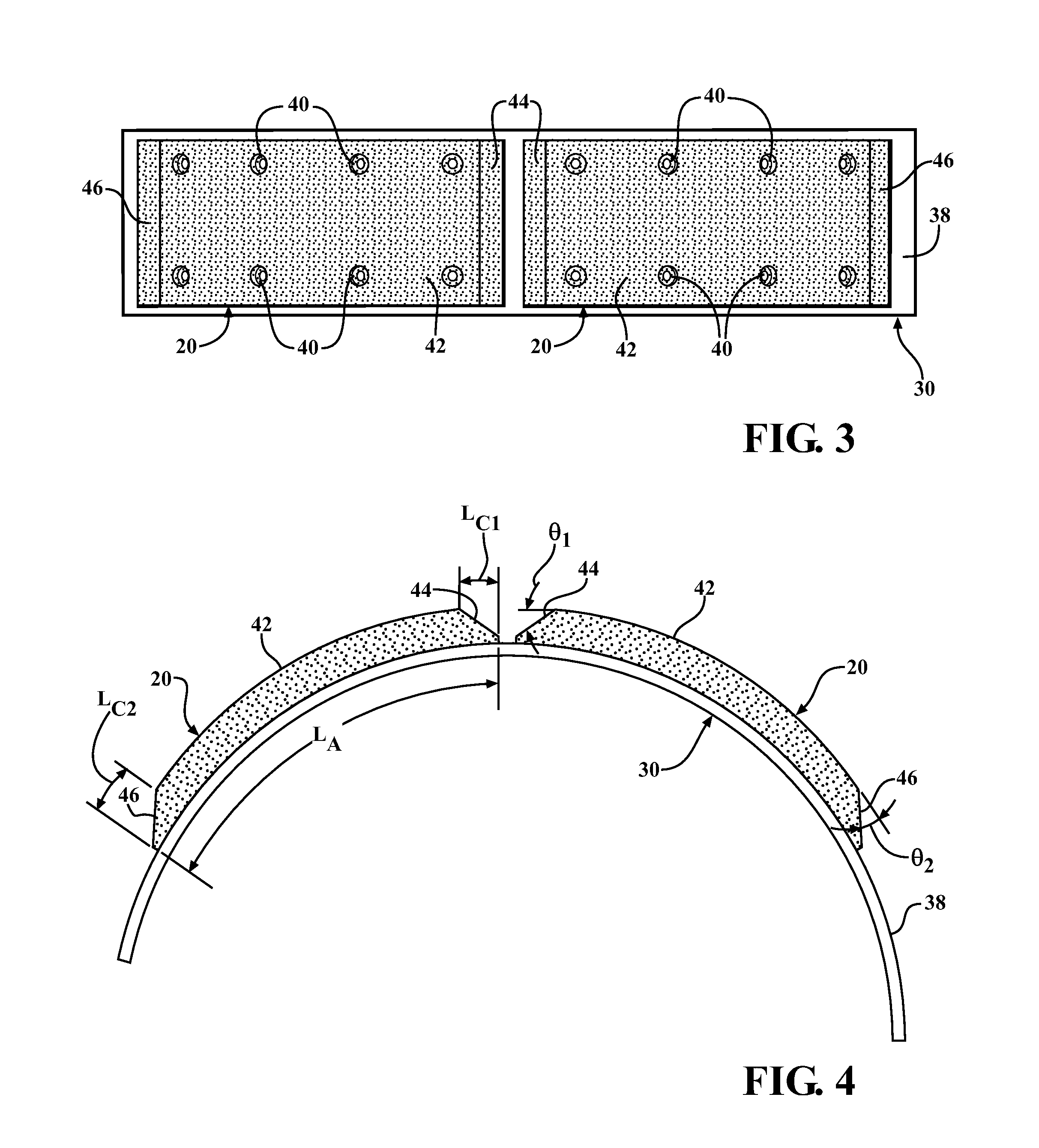 Brake lining for a drum brake assembly