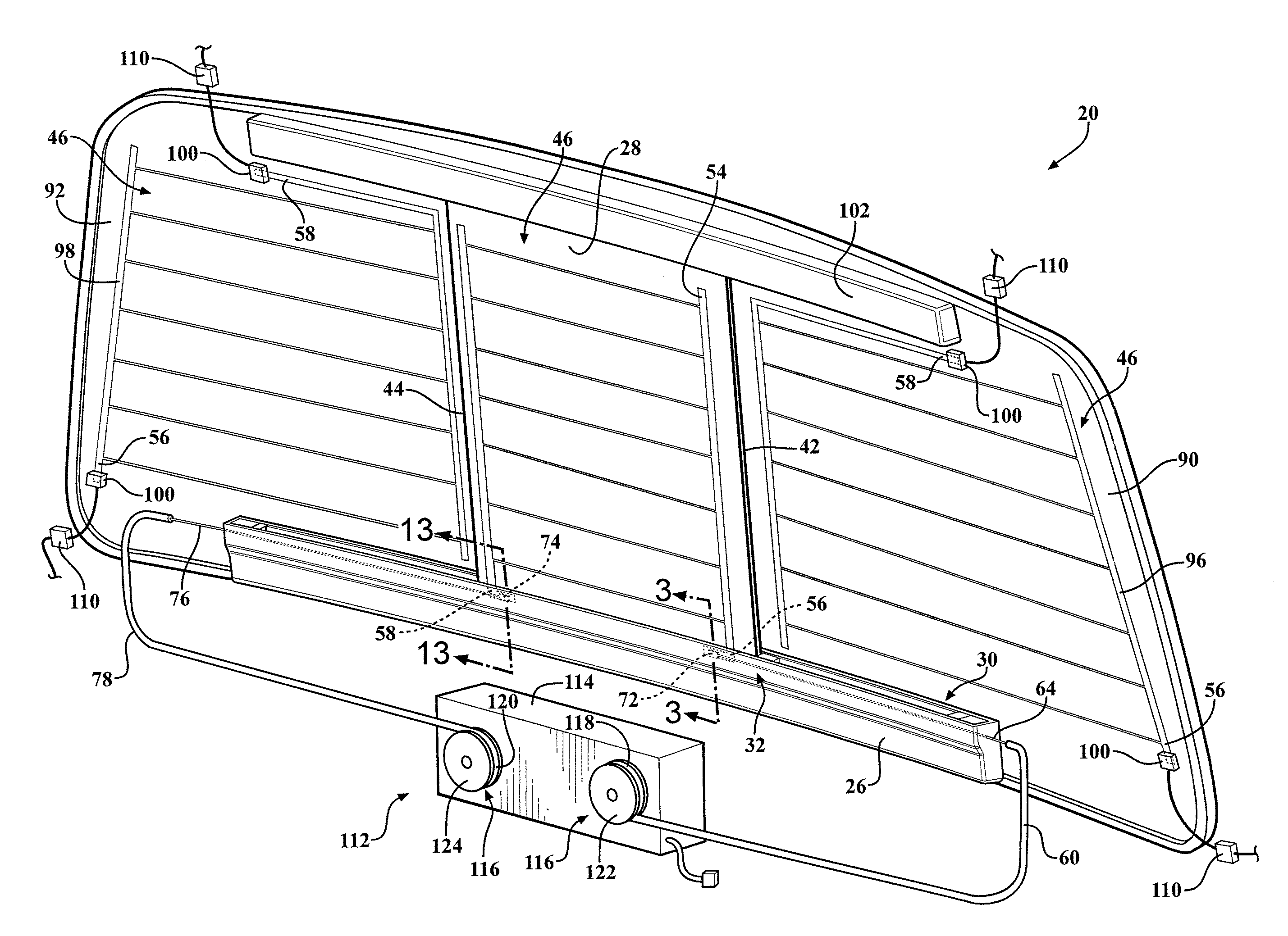 Sliding window assembly