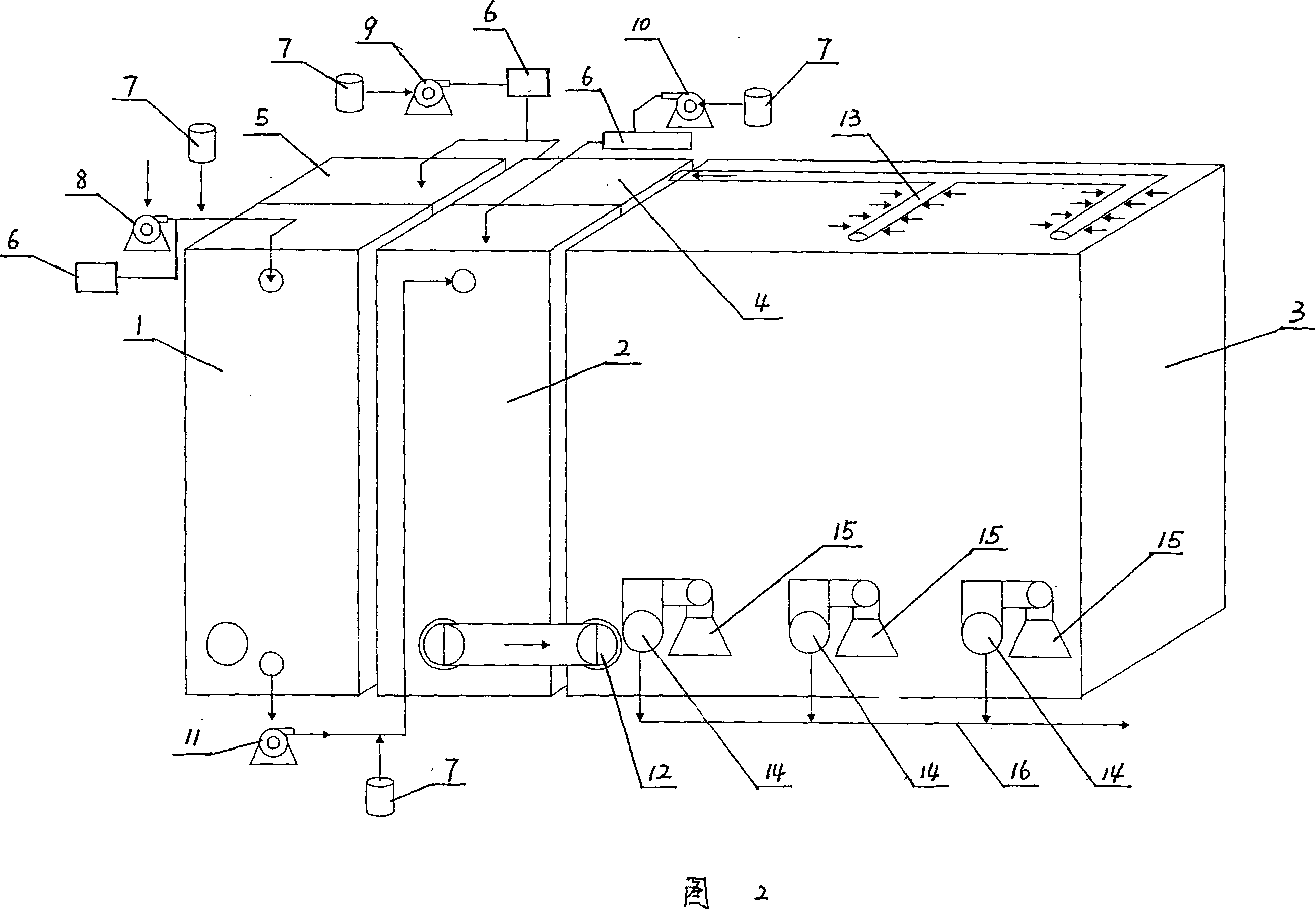 Stone oil well drilling sullage continuous processing technique