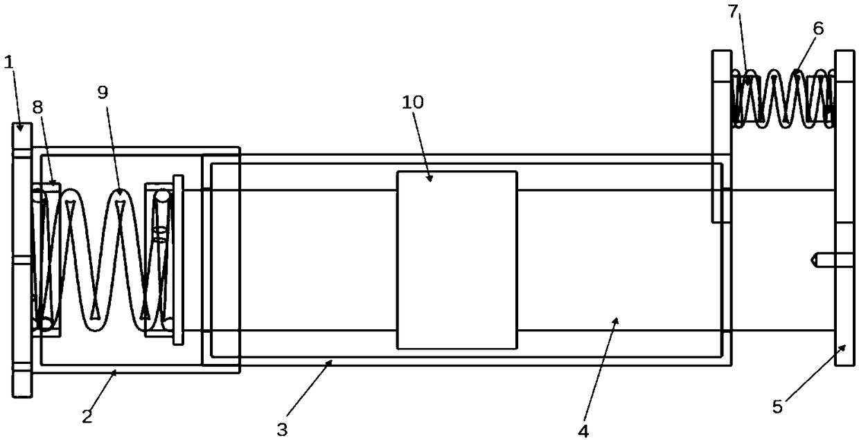 A thrust transducer for a pulse detonation engine