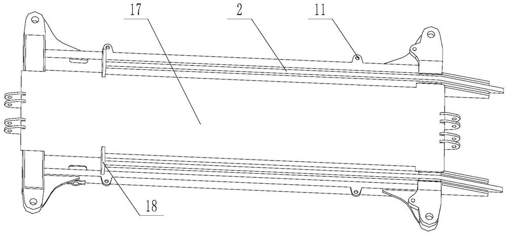 Pull lifting platform for railway rescue