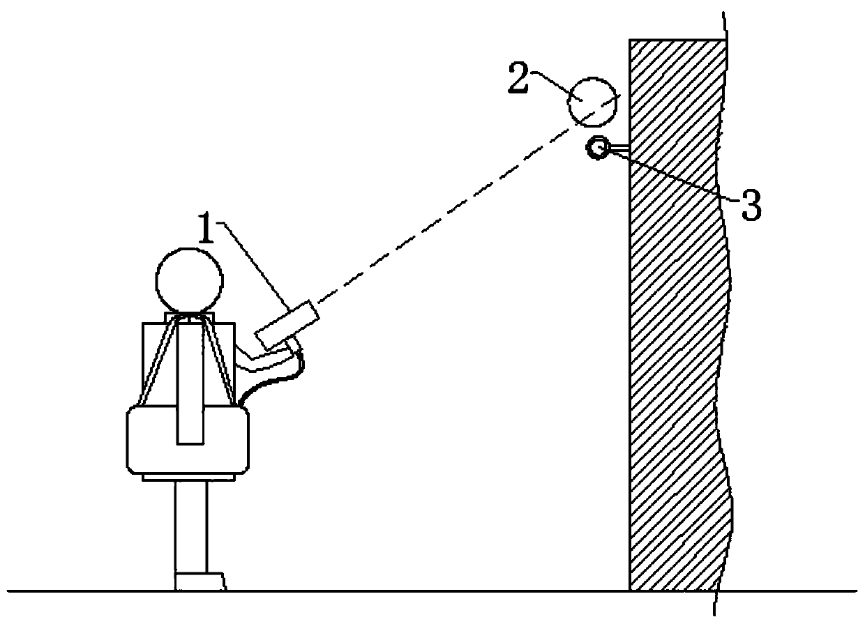 Outdoor aerial gas pipeline non-contact long-distance leakage detecting method