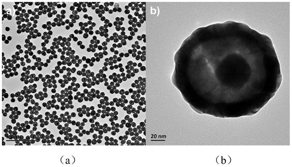 Multilayer core-shell nanostructure of gold-organosilicon-gold and its preparation method and application