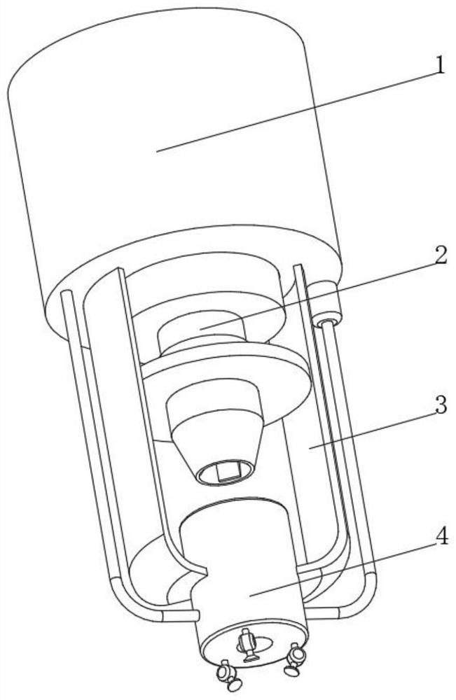 Heat-resistant material drilling device