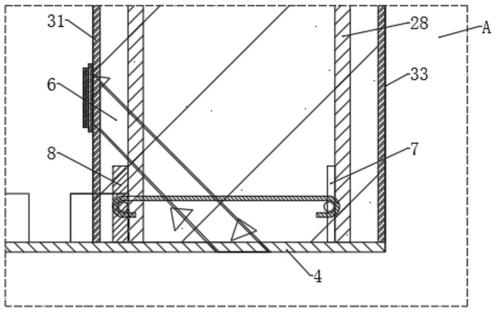 Reconstructed well wall of closed or abandoned mine shaft and construction technology of reconstructed well wall