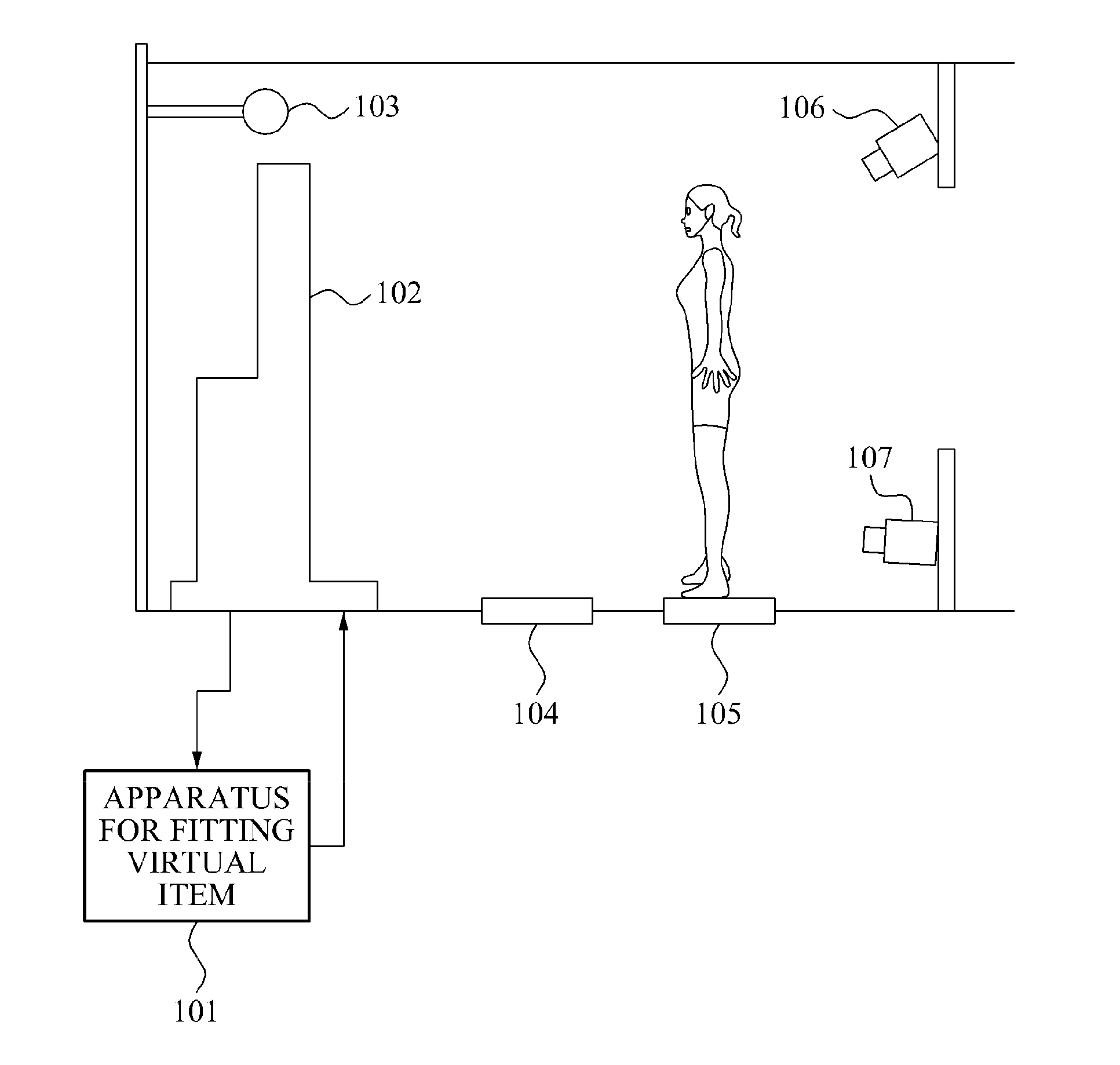 Method of fitting virtual item using human body model and system for providing fitting service of virtual item