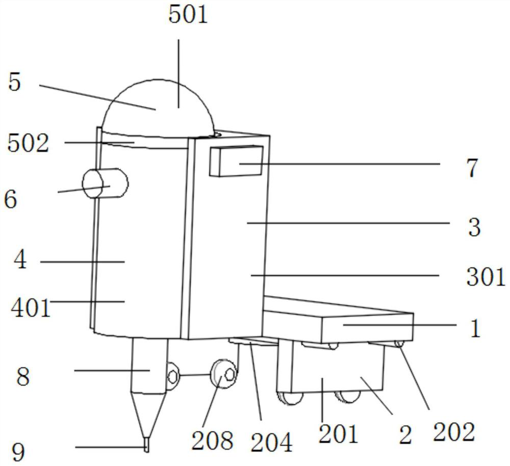 Handheld punching device for steel structure