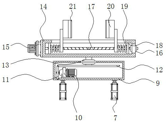 Chamfering smoothness detection equipment for connecting flange machining