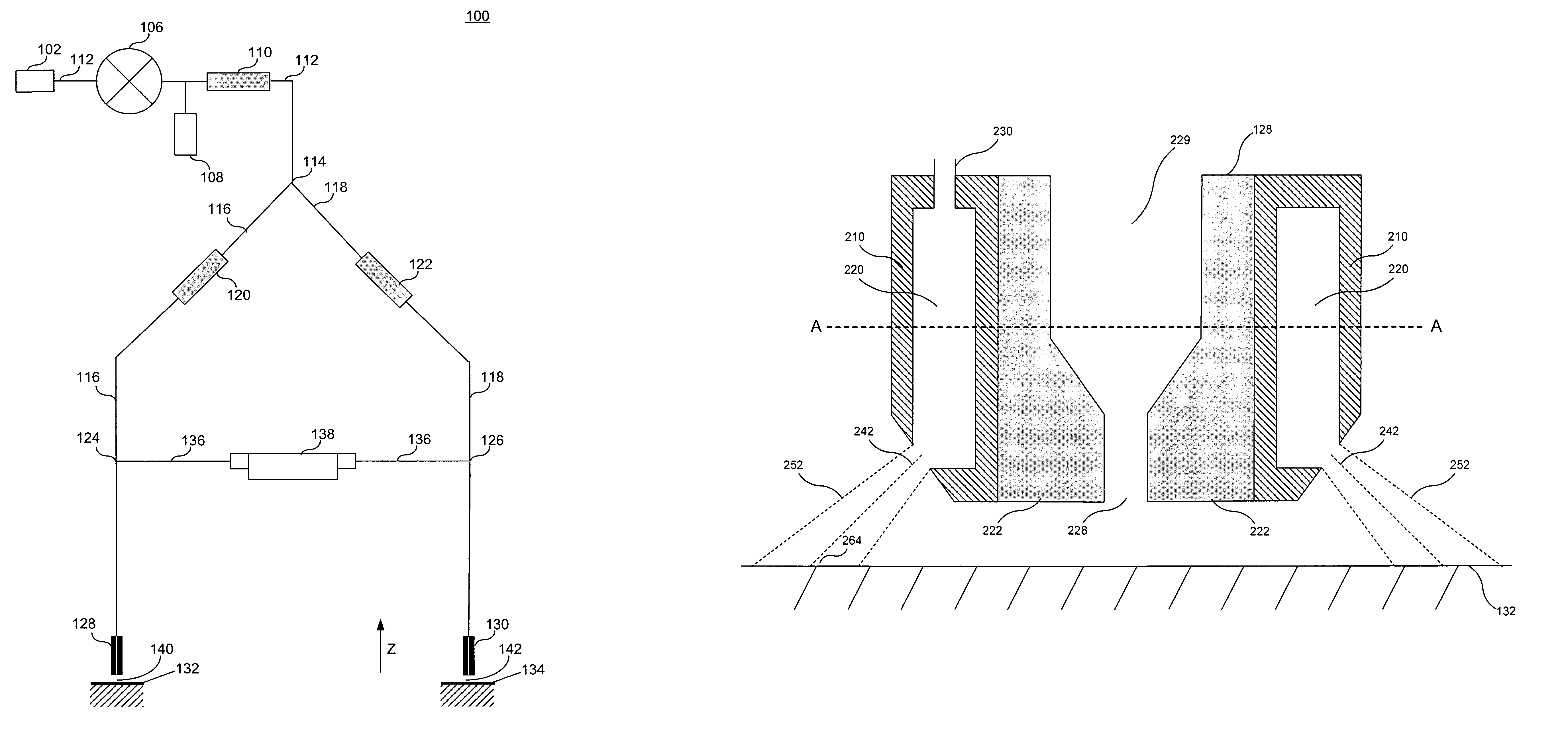 Proximity sensor nozzle shroud with flow curtain