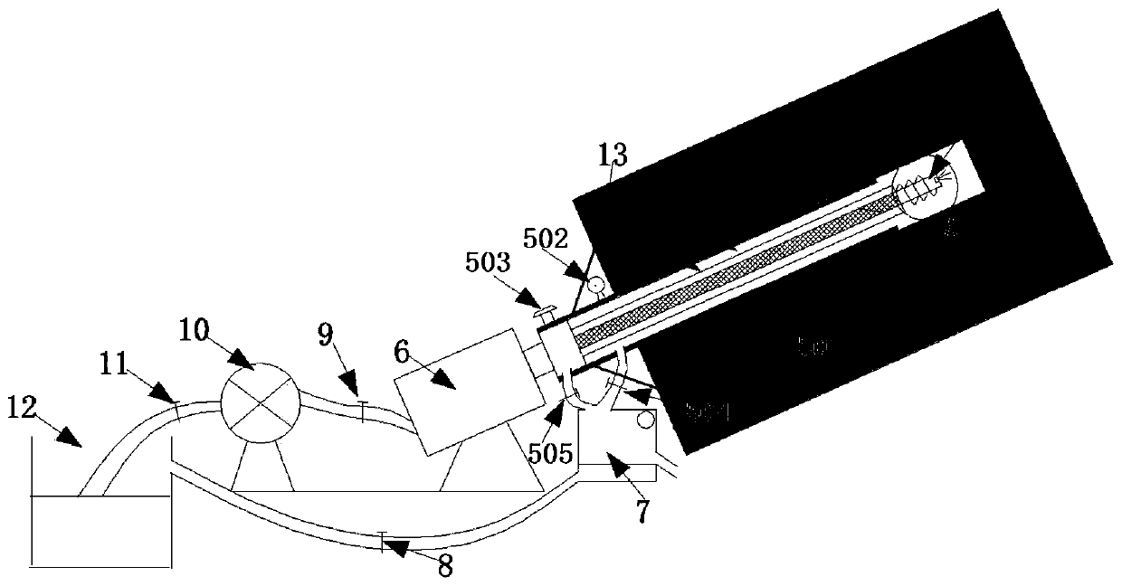 Soft outburst coal seam long drill hole forming system and method