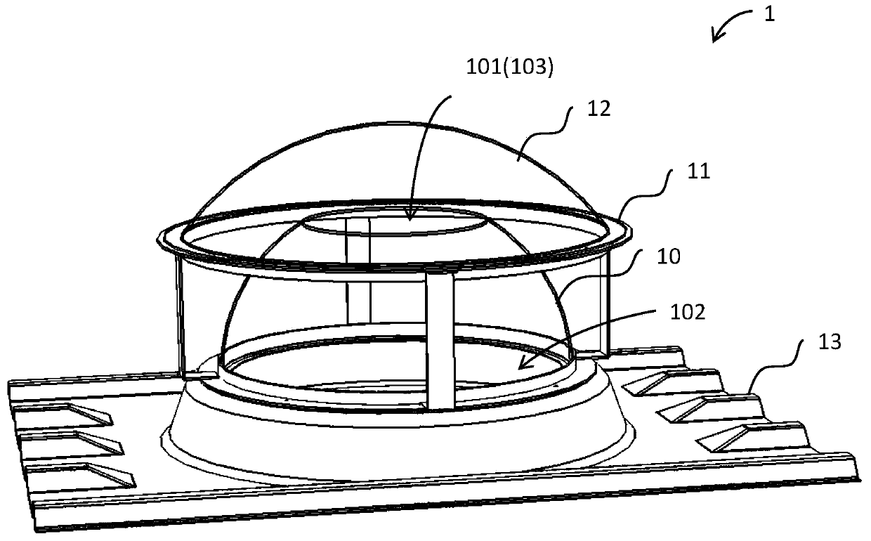 Ventilation and lighting module