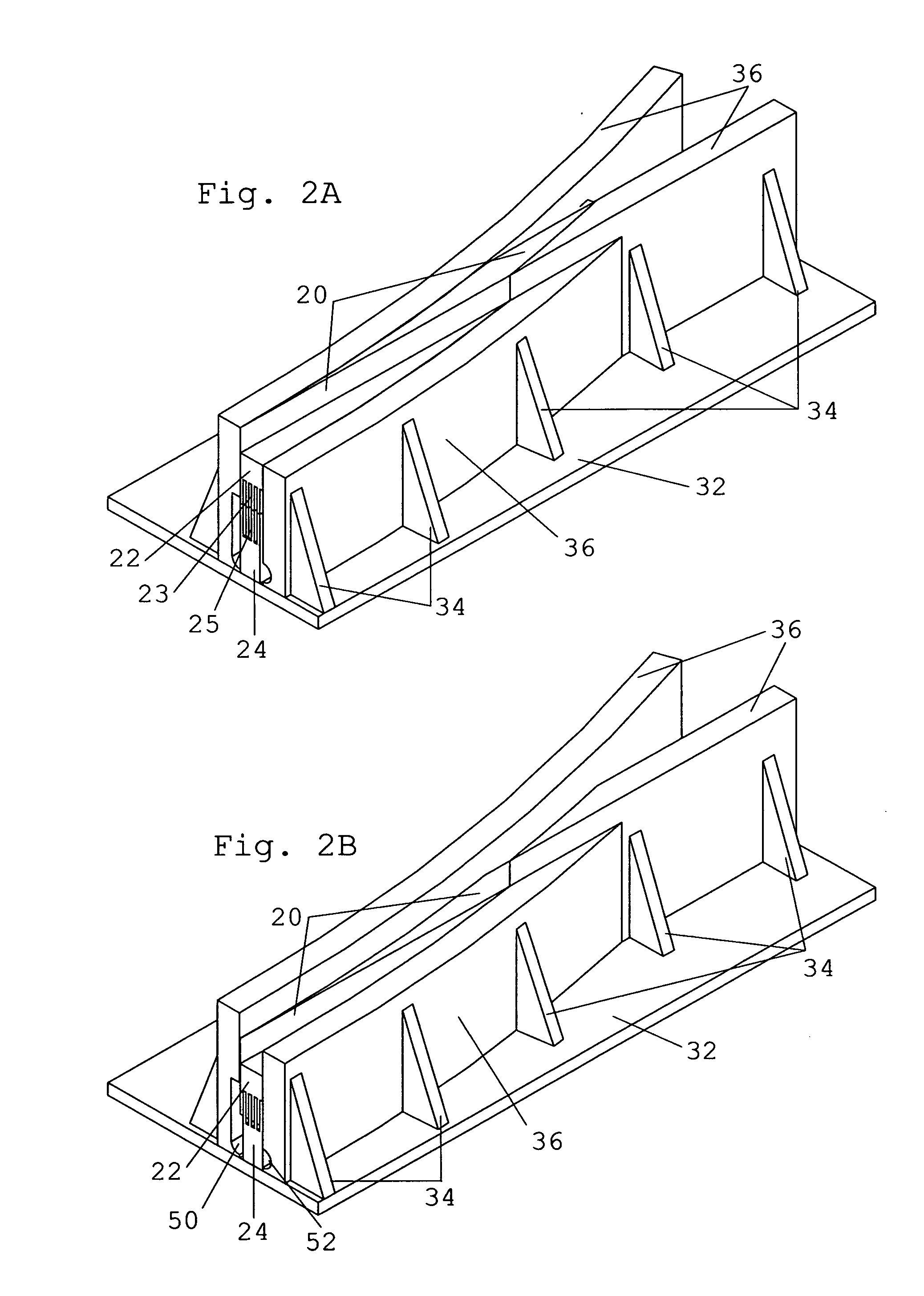 Railway switch apparatus using dual comb structures