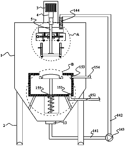 Cleaning device for paint bottles of handicrafts