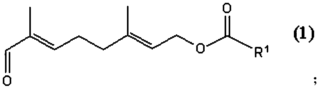 Purification method of 8-oxo-3, 7-dimethyl-octadiene carboxylic ester compound