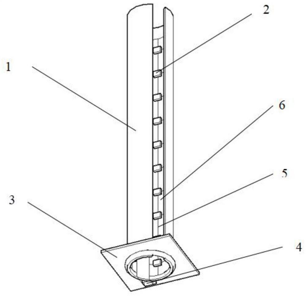 A gridded rock mass stress and vibration monitoring device, auxiliary installation device, and installation and use method based on pipe-slit bolts