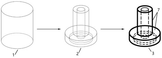 Titanium alloy part surface nitriding treatment method