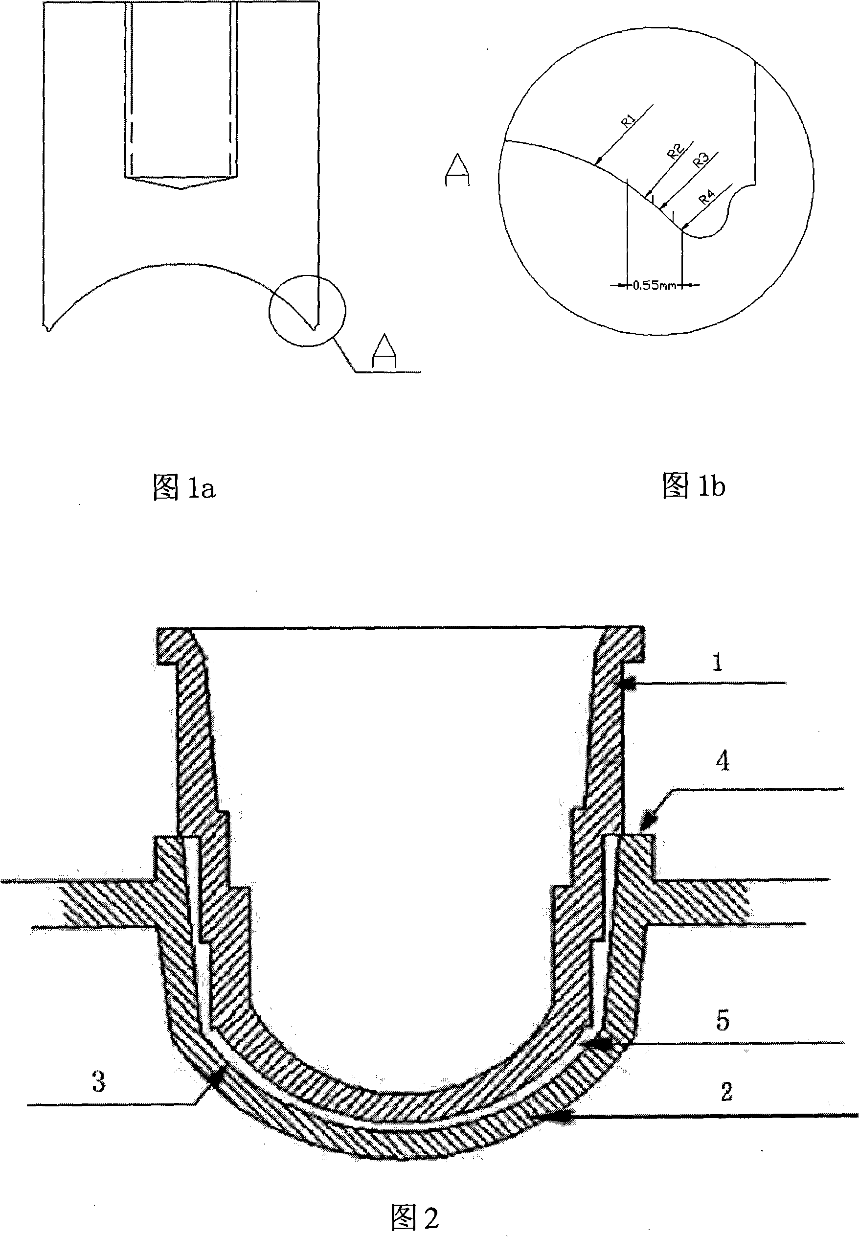 Contact lenses plastics mould used for semi-lathe production and manufacturing method thereof