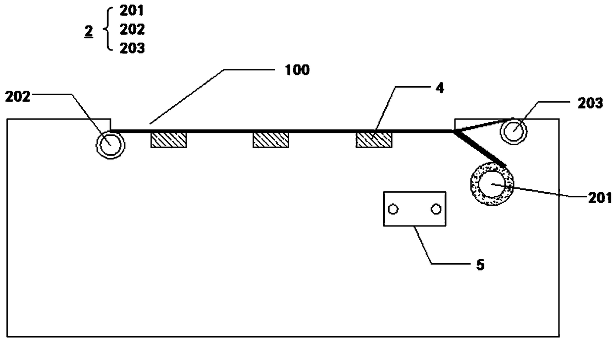 Anti-skid device for automatic shoe cover machine