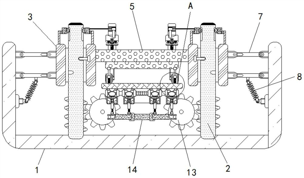 Intelligent manufacturing and machining table for precision part trepanning