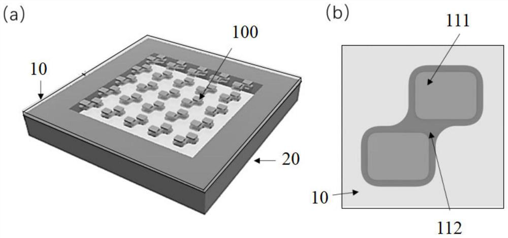 Suspended ultrathin three-dimensional double-layer chiral metasurface structure, preparation method and application thereof