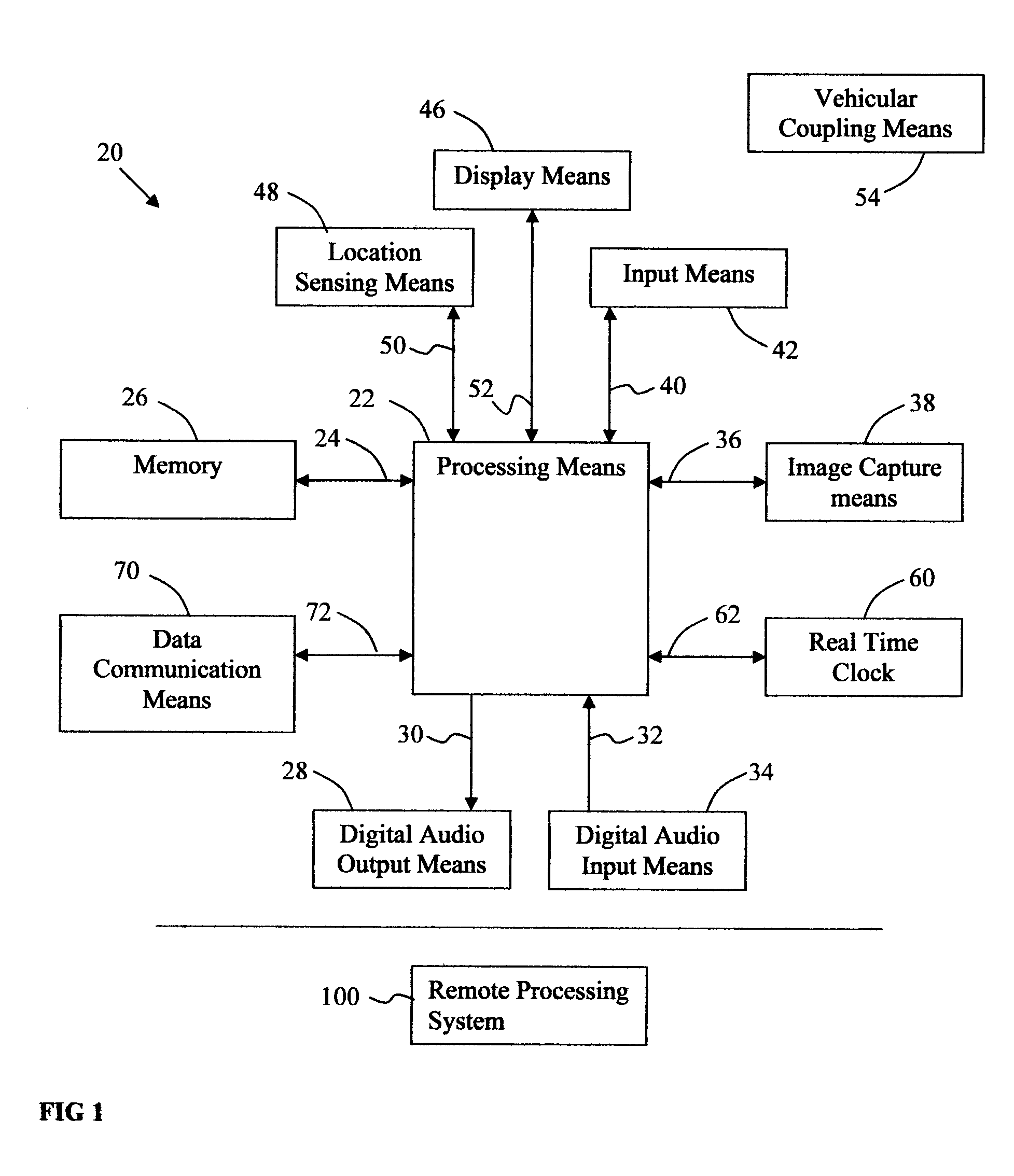 Vehicular monitoring system