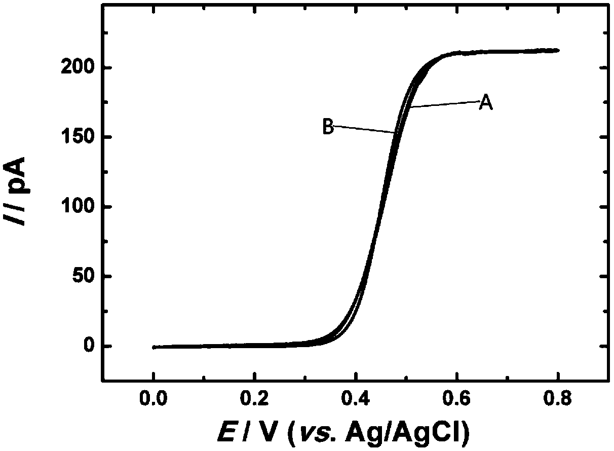 Double-signal non-enzyme signal amplification RNA (ribonucleic acid) nano-biosensor, preparation method and application of nano-biosensor