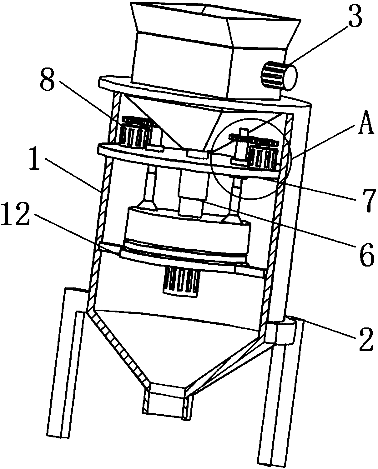 Efficient medicine crushing device