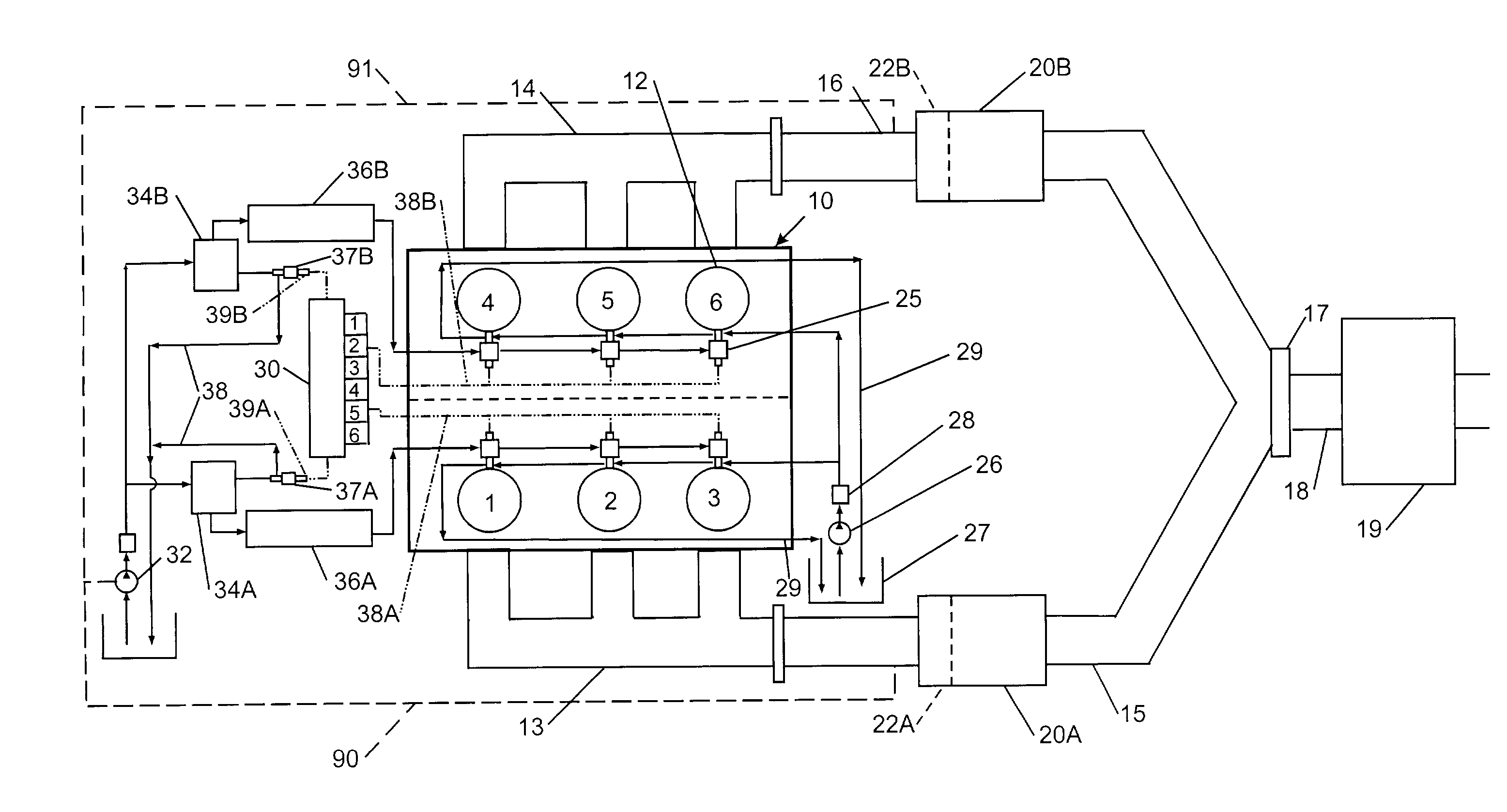 Emission control system for vehicles powered by diesel engines