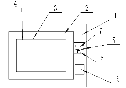 Plastic-steel door window capable of monitoring air quality