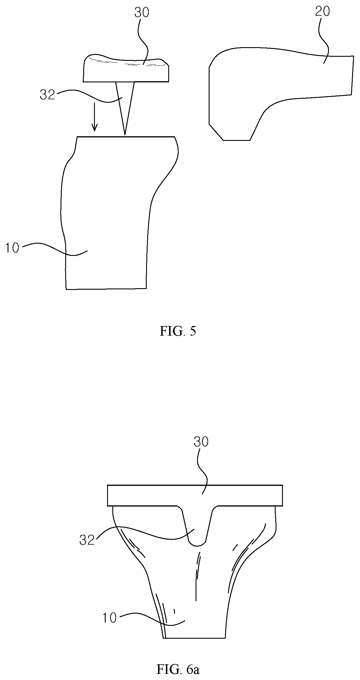 Resection guide, trial knee joint implant, and surgical instrument for knee arthroplasty