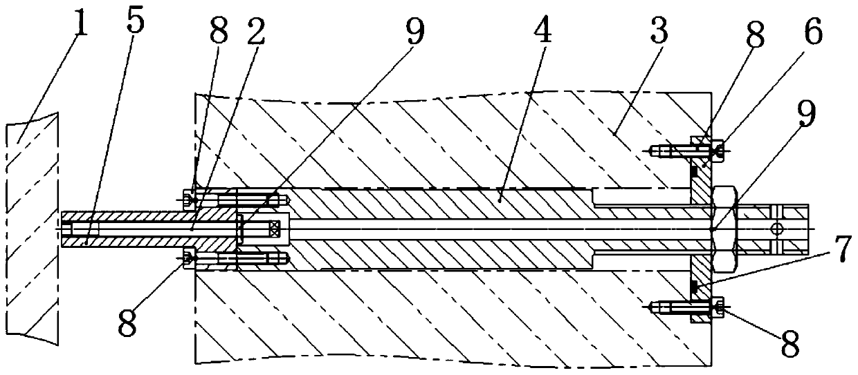 Monitoring device for main bearing of shield tunneling machine