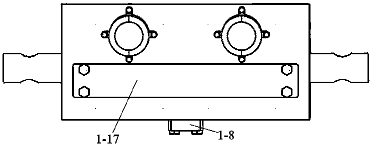 Permanent magnet synchronous motor-built-in lead screw driven double-feet walking device