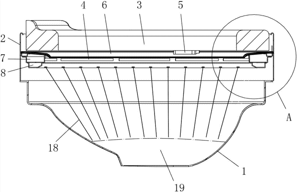 Urine blocking and cleaning structure of intelligent closestool