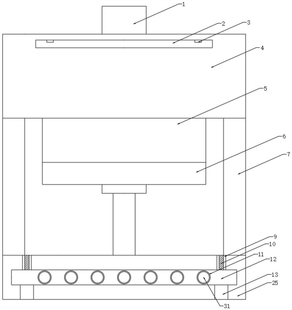 Plastic crushing, mixing and granulating all-in-one machine and granulating and recycling method