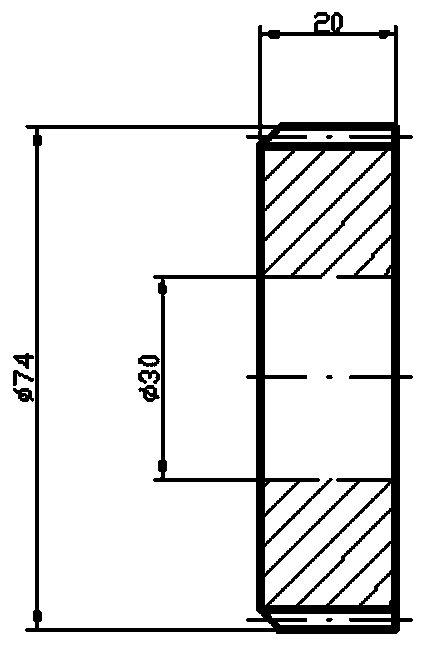 Automotive light gear and manufacturing process thereof