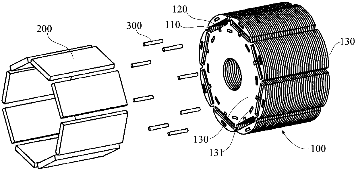 Rotor, motor and washing machine