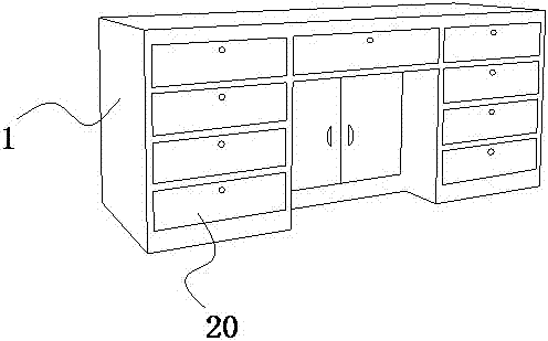 Function distinction type medical dispensing table