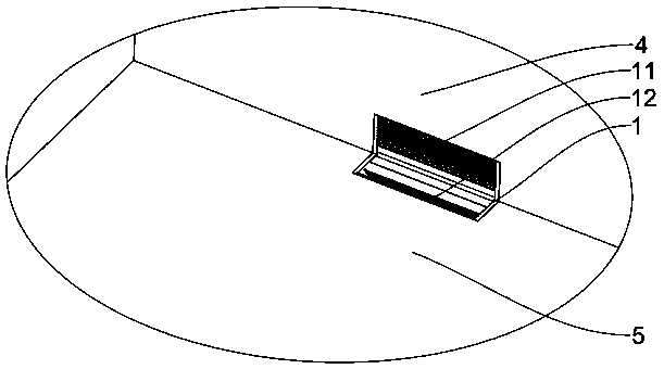 Air conditioner indoor unit and air-conditioner with same