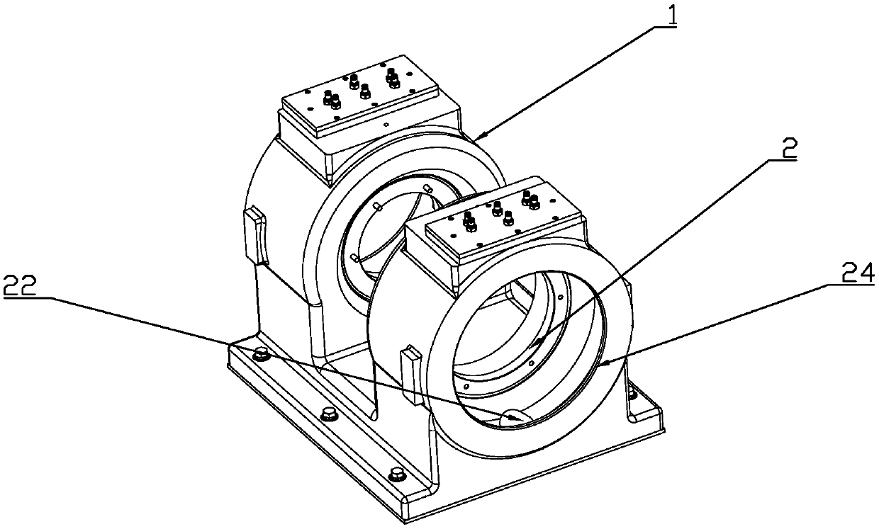 Detecting device for detecting sealing property of bearing sealing elements