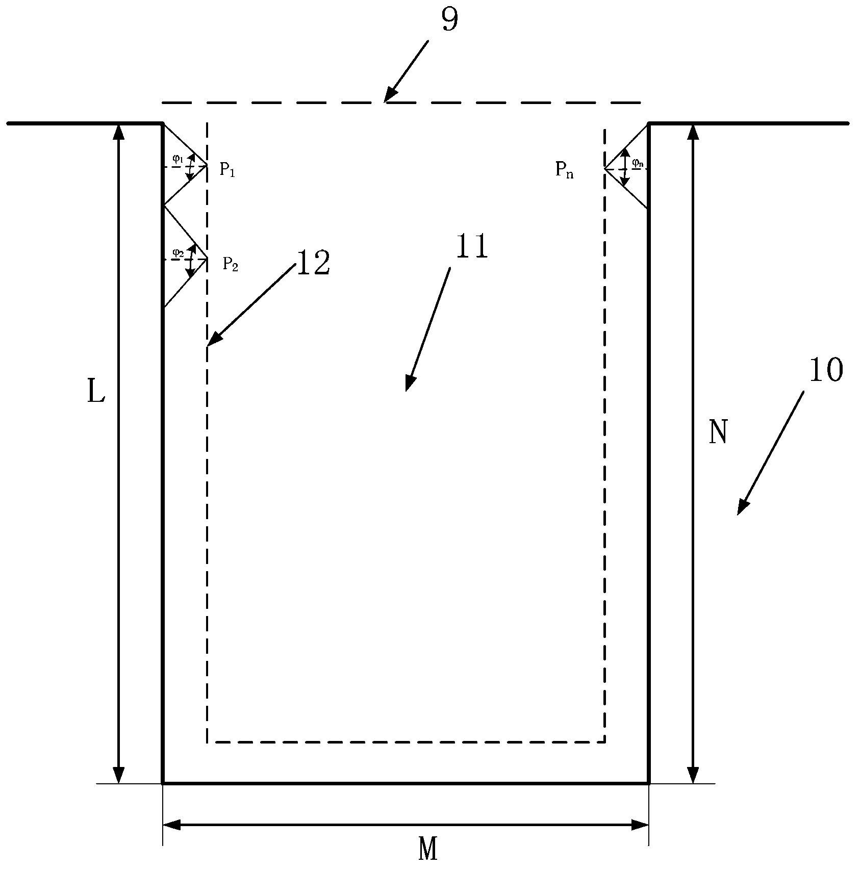 Navigation system for entering and leaving port of ships and warships under night-fog weather situation and construction method thereof