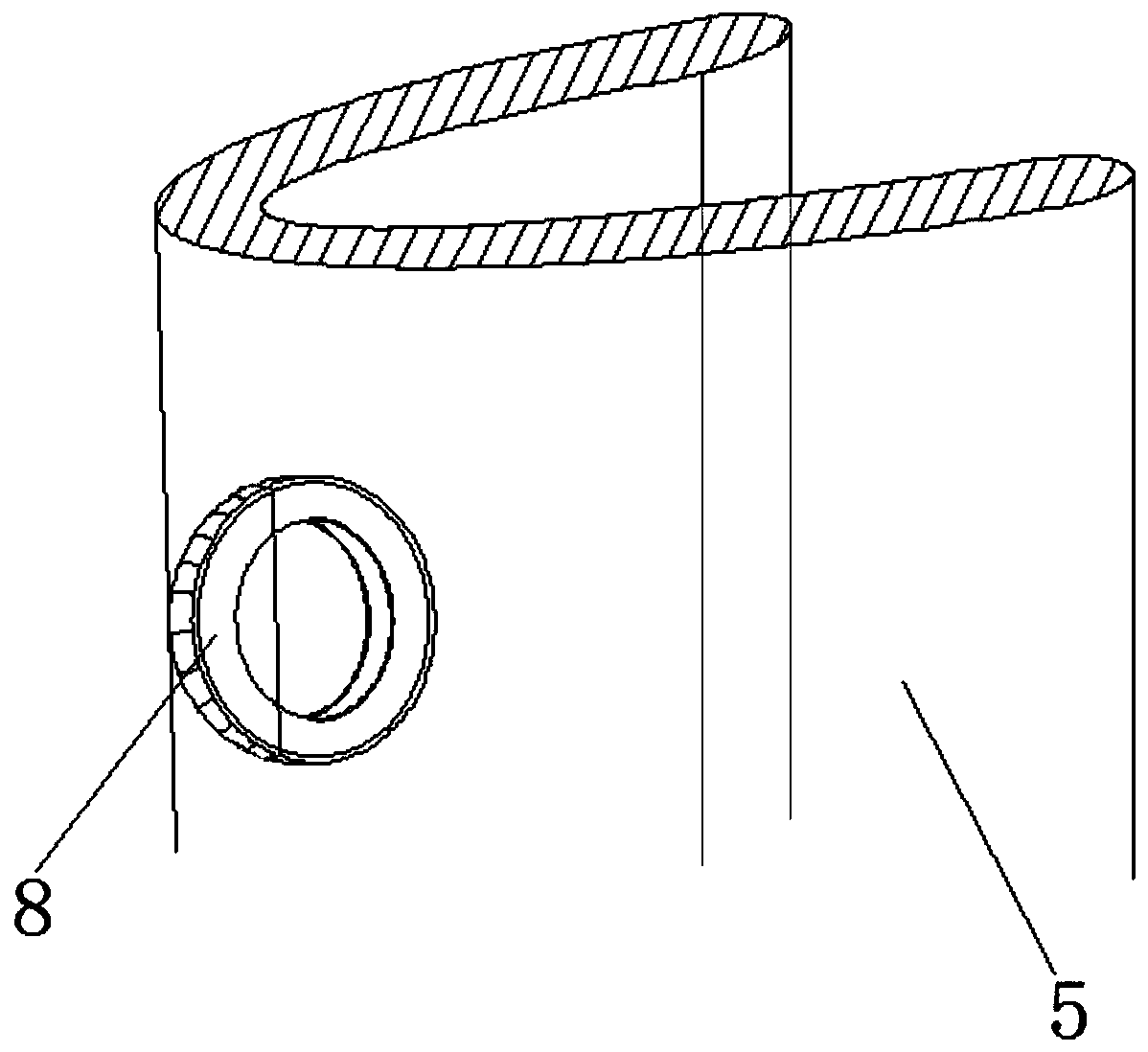 Quick binding tourniquet for middle-aged and elderly people